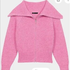 NWT Maje wool-blend zip cardigan Size 2 (medium).